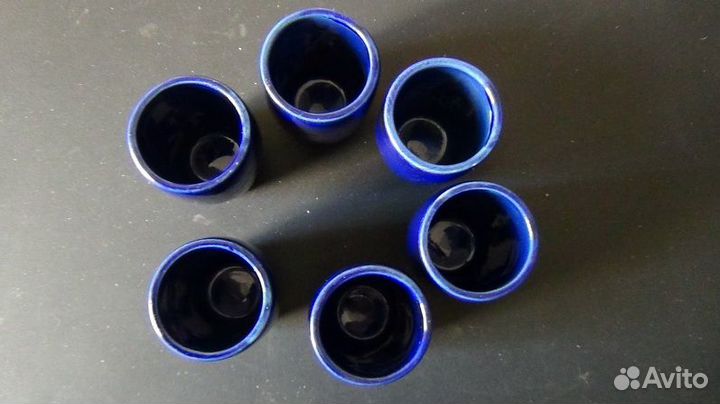 Стопки. Рюмки керамические 6 шт. СССР