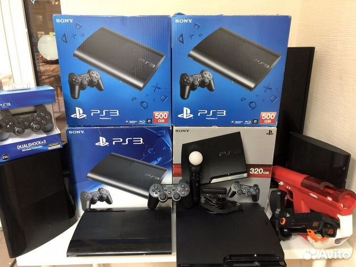 PS3+ любые игры(GTA5, fifa19), гарантия, рассрочка