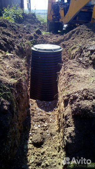 Колодцы конические (работает с септиком)