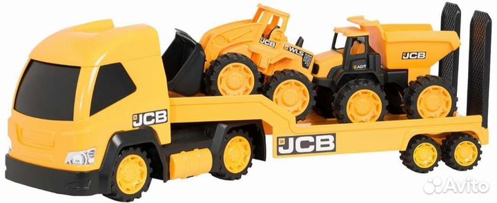 Игрушка машинка Мегаперевозчик JCB новый