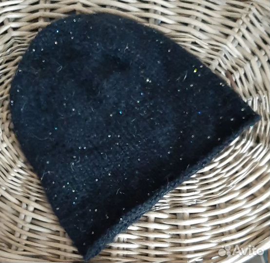 Шапочка бини с пайетками