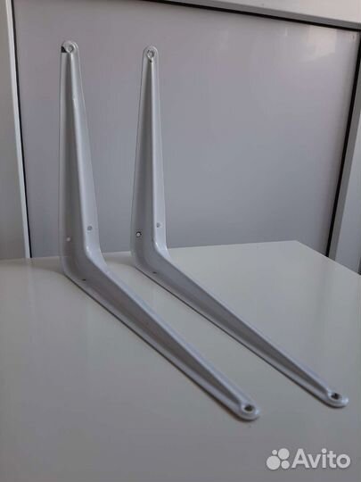 Кронштейн Larvij 300x250 мм (угловой, белый)