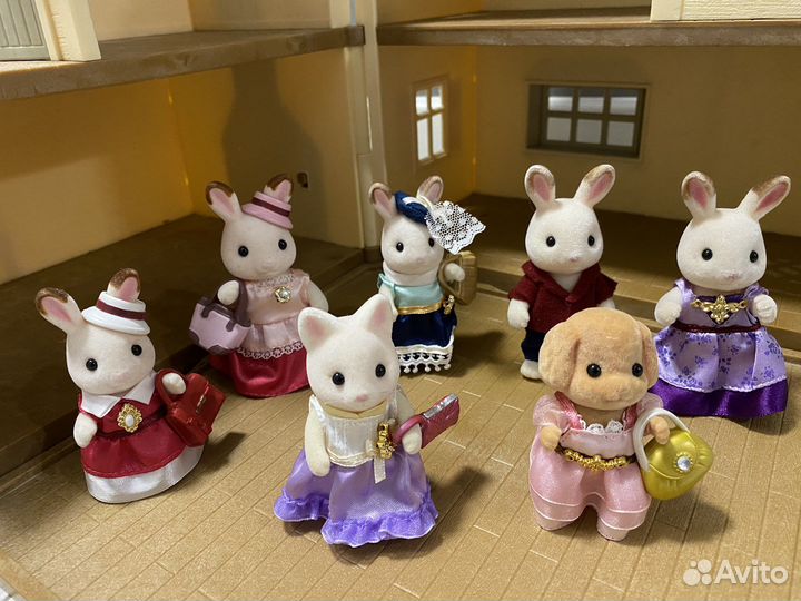 Sylvanian families семьи зверюшек