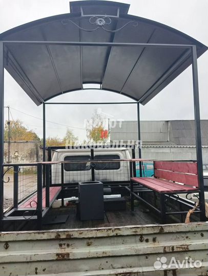 Мангал в стиле лофт