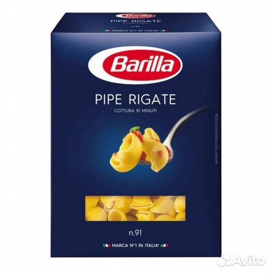 Макароны Barilla Pipe Rigate №91 450г Barilla