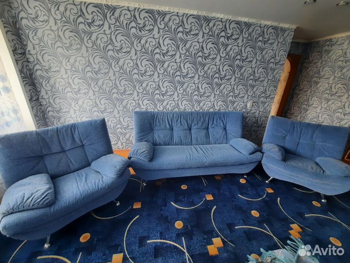Мягкая мебель, диван и кресла бу