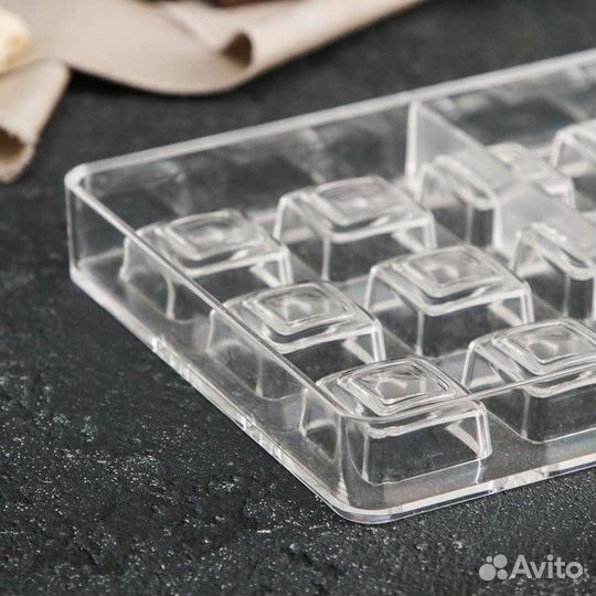 Форма для шоколада и конфет konfinetta «Тоффи. Ква