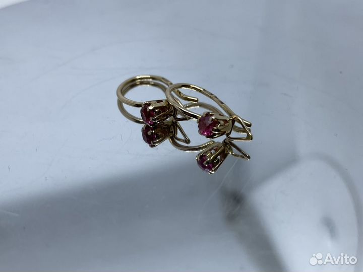 Золотые серьги СССР