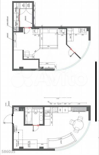 3-к. квартира, 60 м², 1/5 эт.