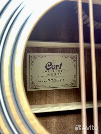 Электро акустическая гитара cort MR500e-op