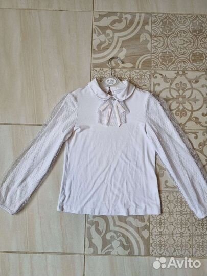 Блузка школьная 128