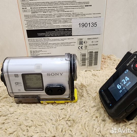 Видеокамера Sony Action Cam HDR-AS100V