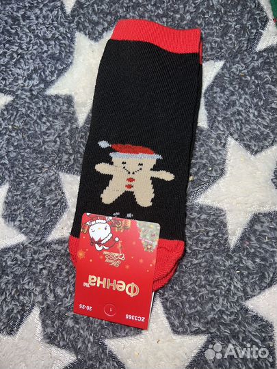 Носки детские новогодние
