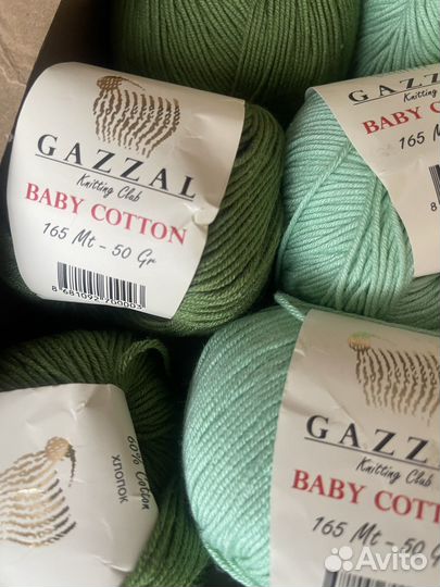 Пряжа gazzal baby cotton