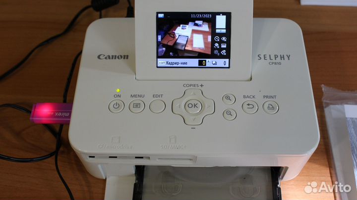 Мини принтер для фото Canon selphy CP810