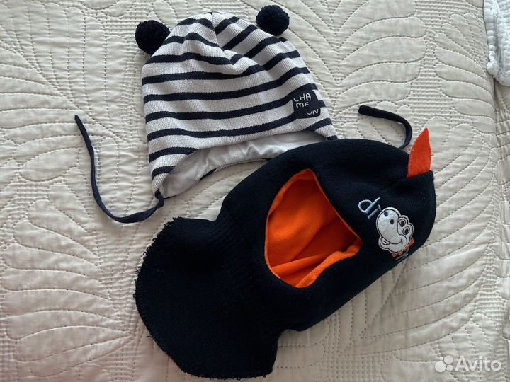 Шапка для мальчика 9-18 мес