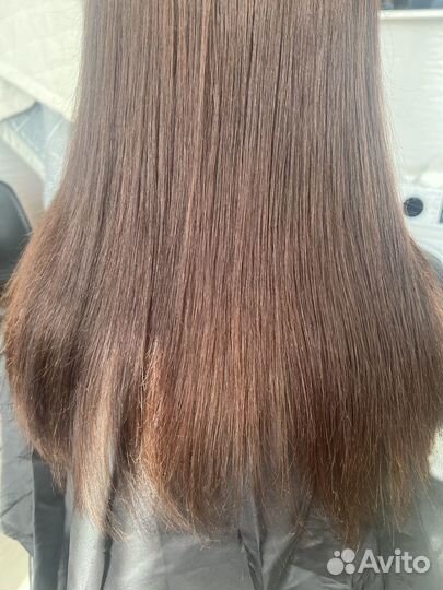 Кератиновое выпрямление