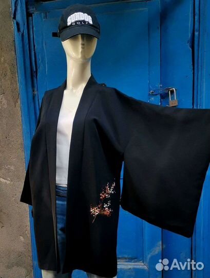 Шелковое хаори с сакурой