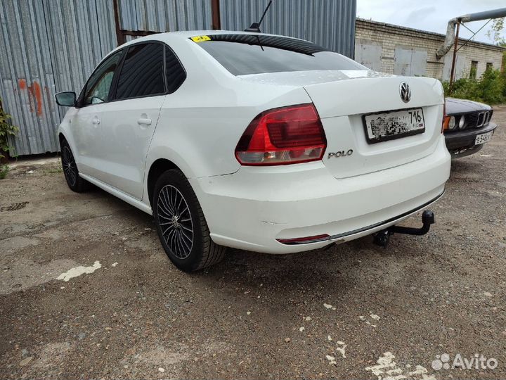 Фаркоп для Volkswagen Polo седан съёмный шар, Berg