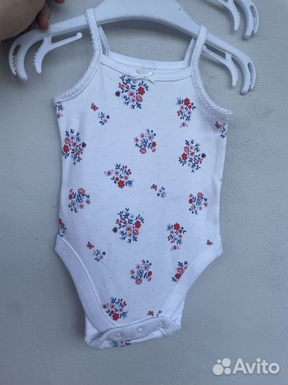 Боди детское на бретельках