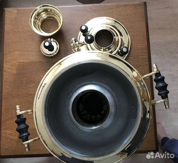 Самовар антикварный угольный Кастрюля 6.5 л