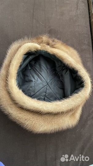Берет женский норковый