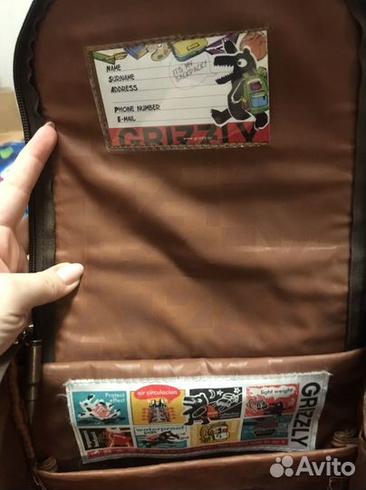 Рюкзак школьный для мальчика grizzly