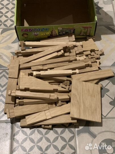 Деревянный конструктор для детей