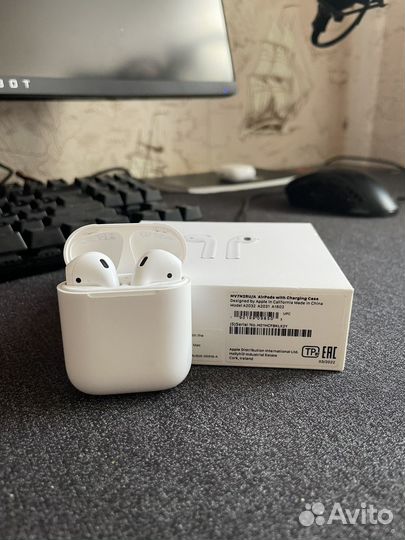 Беспроводные наушники apple airpods 2