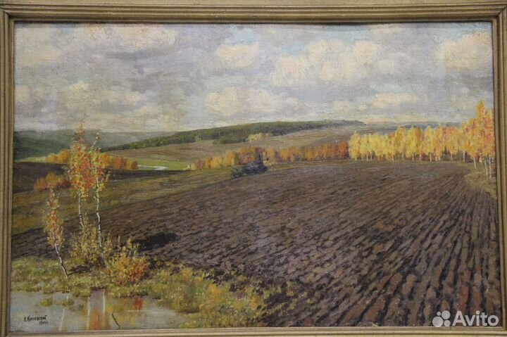 Холст.масло,пейзаж. 1944г