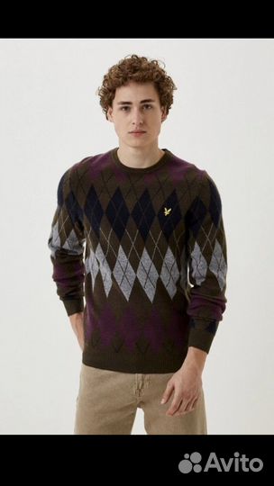 Джемпер шерсть lyle & scott