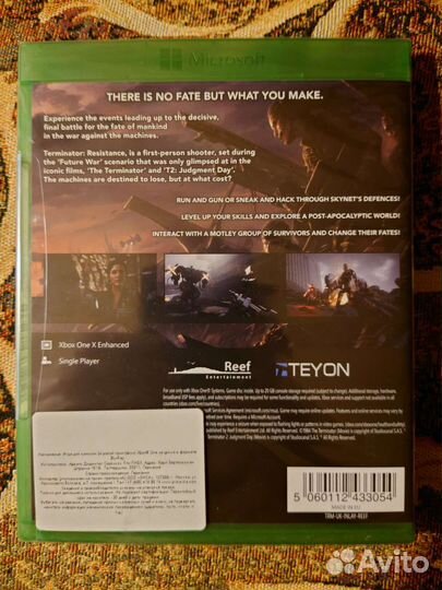 Terminator: Resistance Xbox Новая