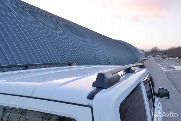 Рейлинги УАЗ Патриот на водосток (без сверления)