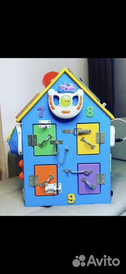 Бизиборд домик со светом