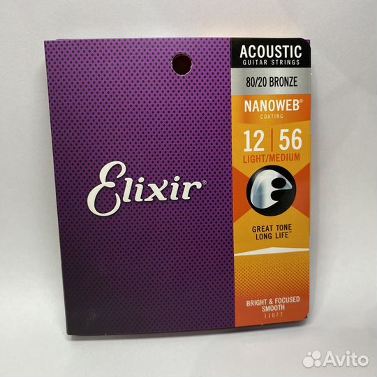 Струны Elixir оригинал электро, акустика