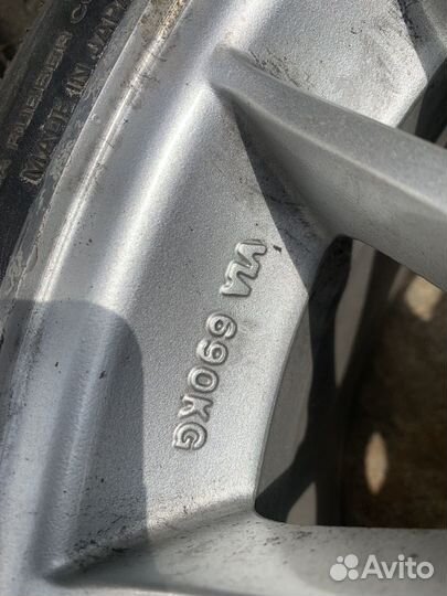 Диски с резиной r17 advan rx8
