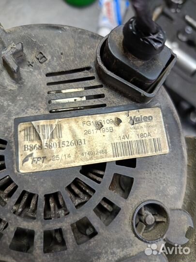 Генератор на fiat ducato