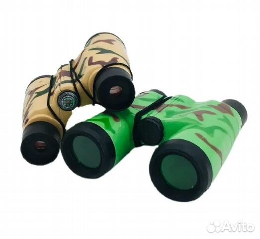 Детский бинокль с компасом