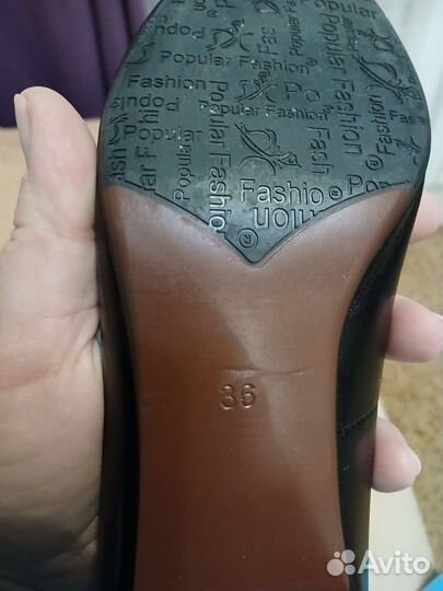 Туфли натуральная кожа 36 размер