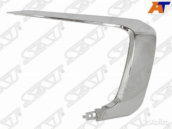 Молдинг бампера mitsubishi pajero sport