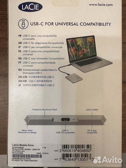 Жесткий диск Lacie Mobile Drive 1TB