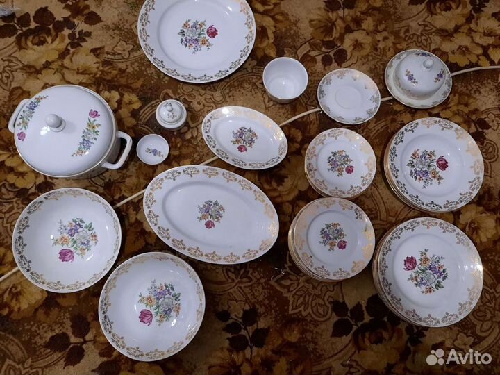 Сервиз столовый Чехословацкий