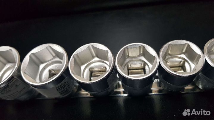 Головки шестигранные короткие Force. Все размеры