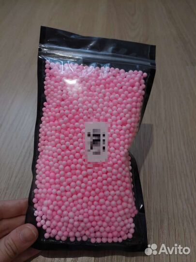 Пеноплатновые шарики розовые