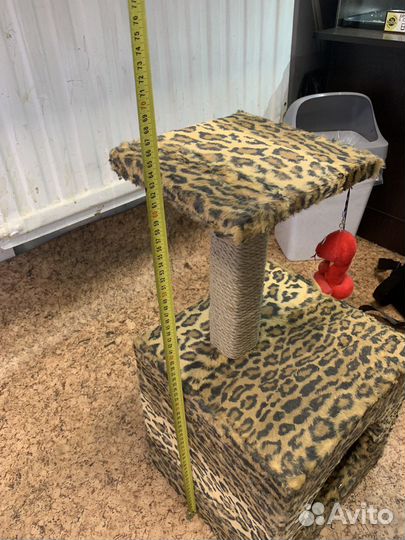 Домик для кошки с когтеточкой