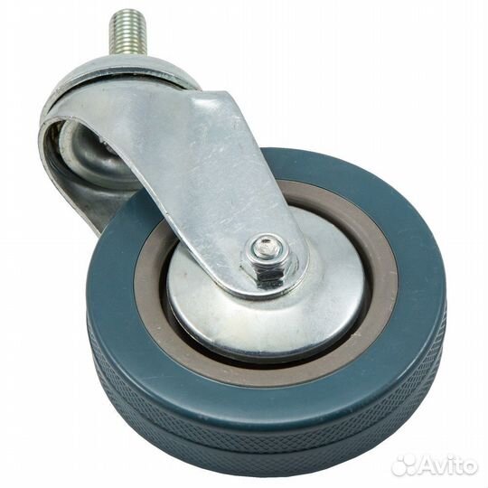 Опора колесная поворотная SCFt100, d100, серая ли