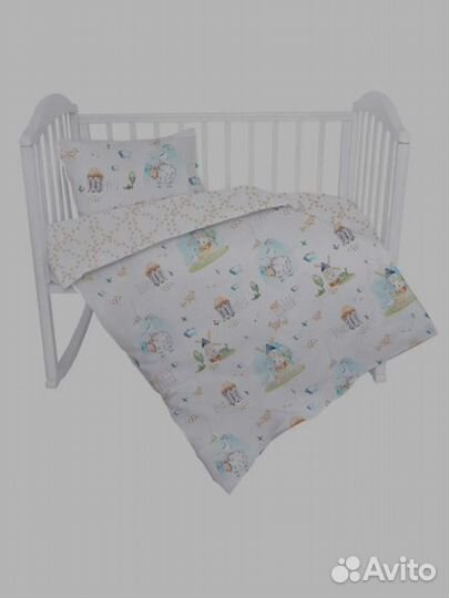 Детское постельное белье 120 60 новое