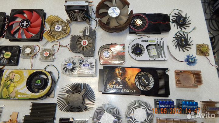Вентиляторы (кулера) и радиаторы на видеокарты б/у