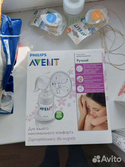 Молокоотсос ручной philips avent