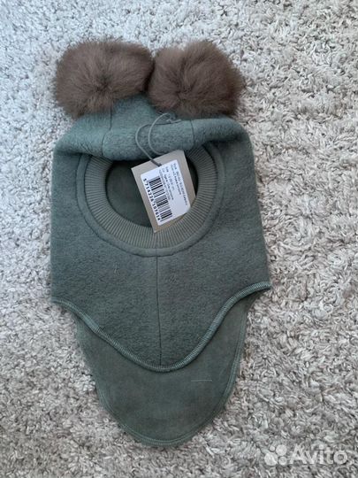 Шлем huttelihut 1-2 agave alpacka pompom